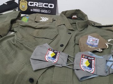 Greco encontra fardamento da Polícia Militar em casa de suspeito de assaltos