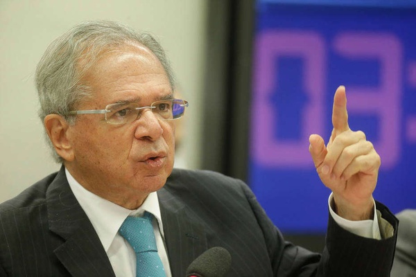 O ministro da Economia, Paulo Guedes; críticas ao modelo intervencionista de governo.