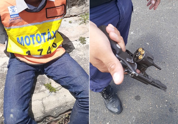 Os adolescentes, juntamente com a moto e arma apreendidos, foram conduzidos para a Central de Flagrantes de Teresina.