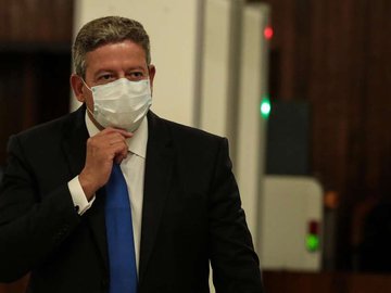 O Presidente da Câmara dos Deputados Arthur Lira no Congresso Nacional