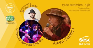 Sesc comemora 75 anos com live de Alceu Valença