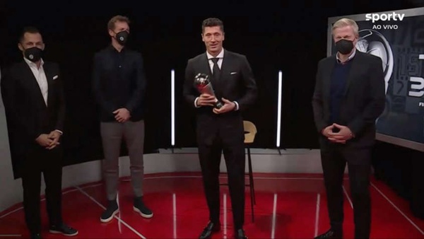 Lewandowski vence o prêmio de melhor jogador do mundo pela segunda vez