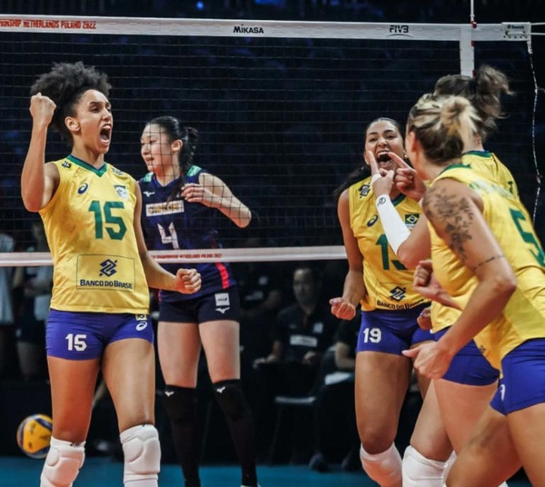 Brasil estreia contra carrasco na segunda fase do Mundial de Vôlei Feminino