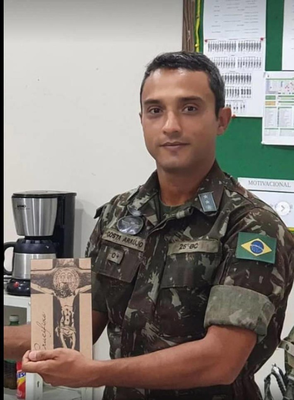 O major da ativa João Paulo da Costa Araújo Alves, de 41 anos; militar está preso desde a semana passada