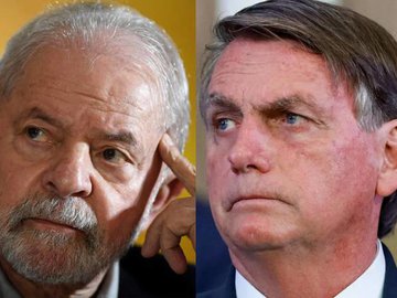 Na mais nova pesquisa para presidente FSB/BTG Pactual, a distância entre Lula e Bolsonaro oscilou 1 ponto percentual em comparação com a rodada anterior