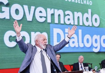 Lula durante reunião do Conselhão, na qual se queixou de interpretação de suas entrevistas